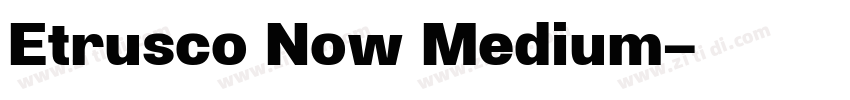 Etrusco Now Medium字体转换